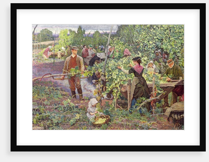 Hop Pickers, c.1870 by William Small
