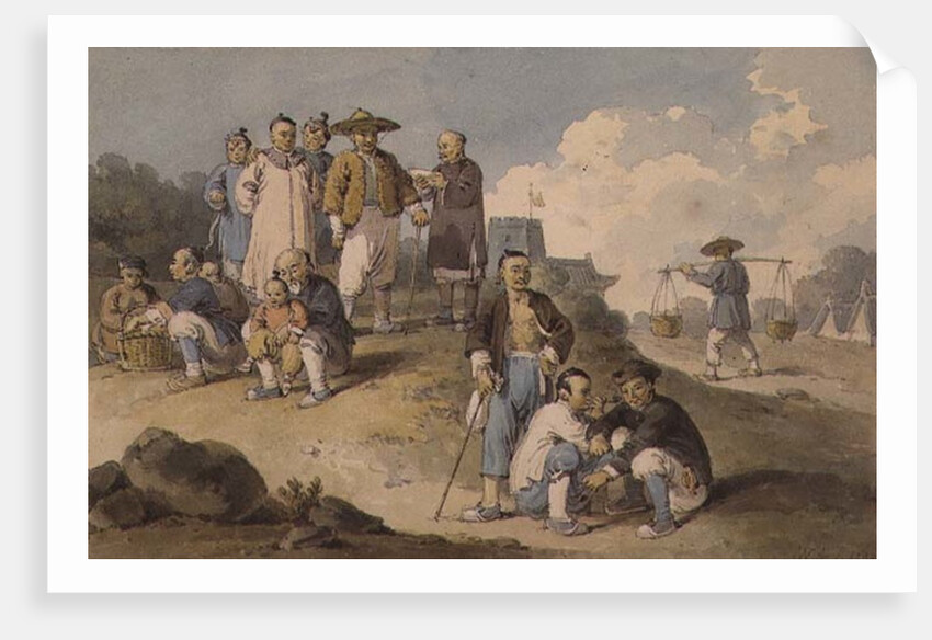 A group of Chinese watching the Earl Macartney's Embassy to China by William Alexander