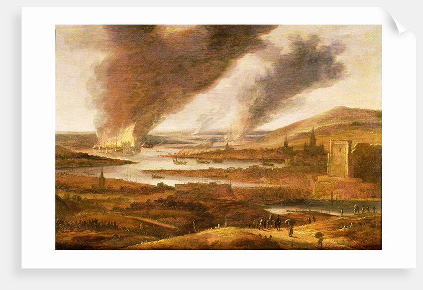 The Dutch in the Medway 1667 by Willem Schellinks