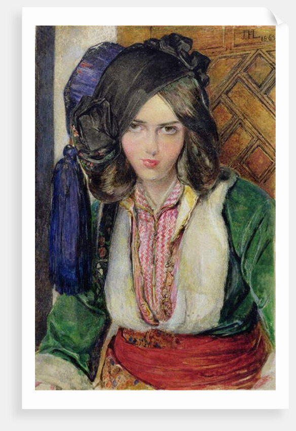 A Turkish Girl, 1863 by John Frederick Lewis