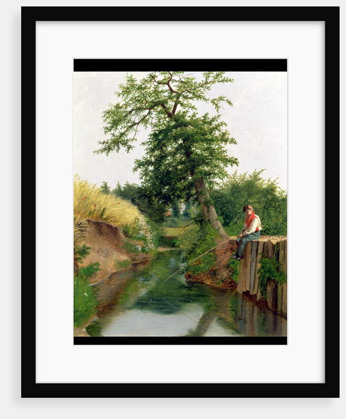 A Boy Fishing by Arthur Hughes