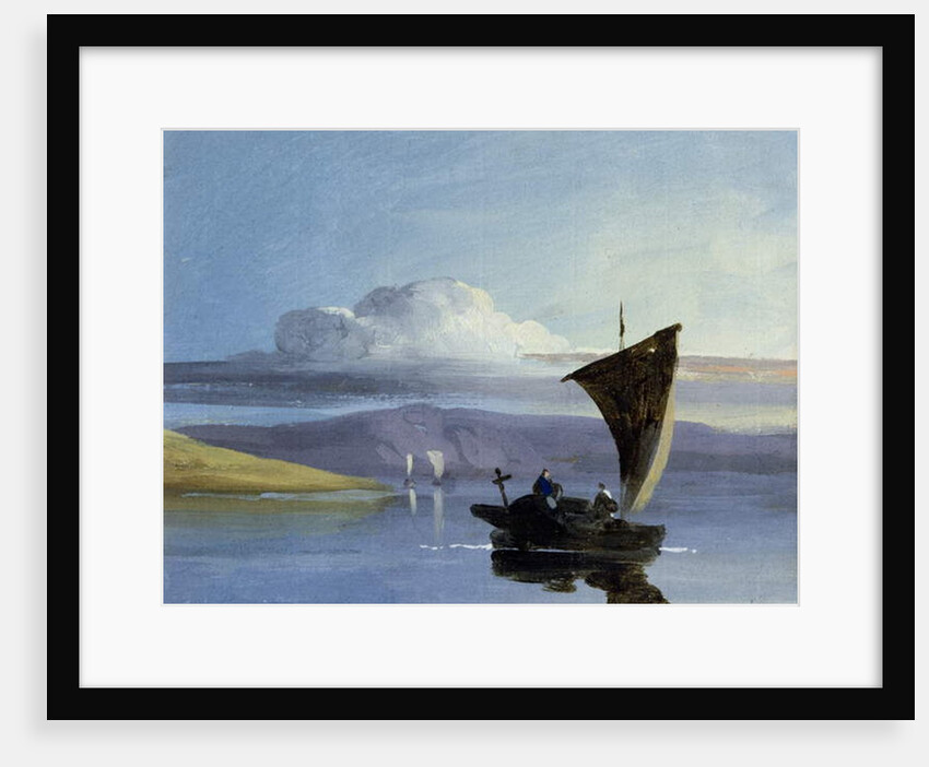 A Chinese Junk by George Chinnery