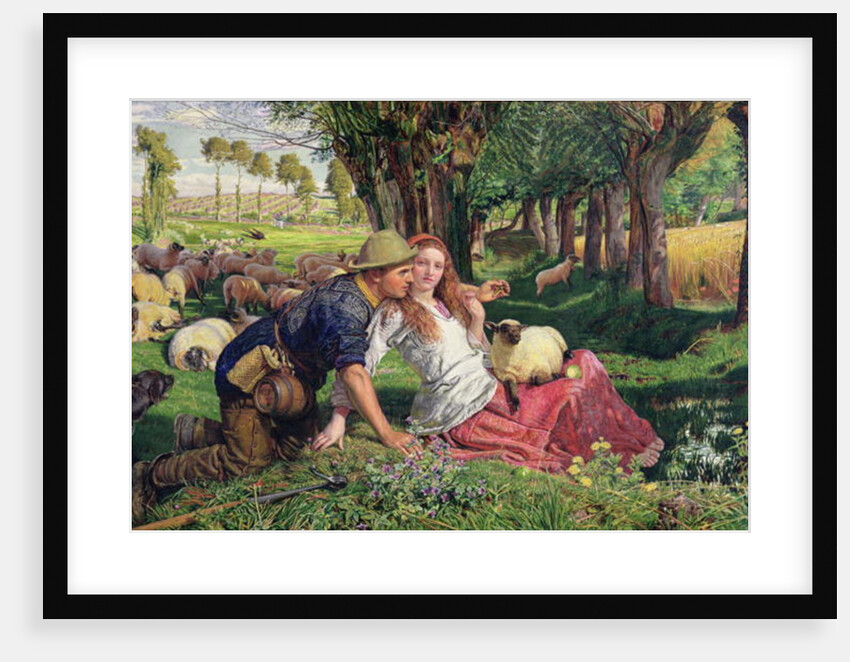 The Hireling Shepherd by William Holman Hunt