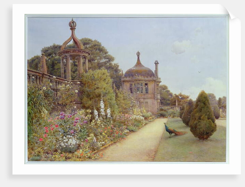 The Gardens at Montacute, Somerset, 1893 by Ernest Arthur Rowe