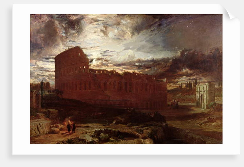 The Colosseum, Rome, 1860 by Frederick Lee Bridell
