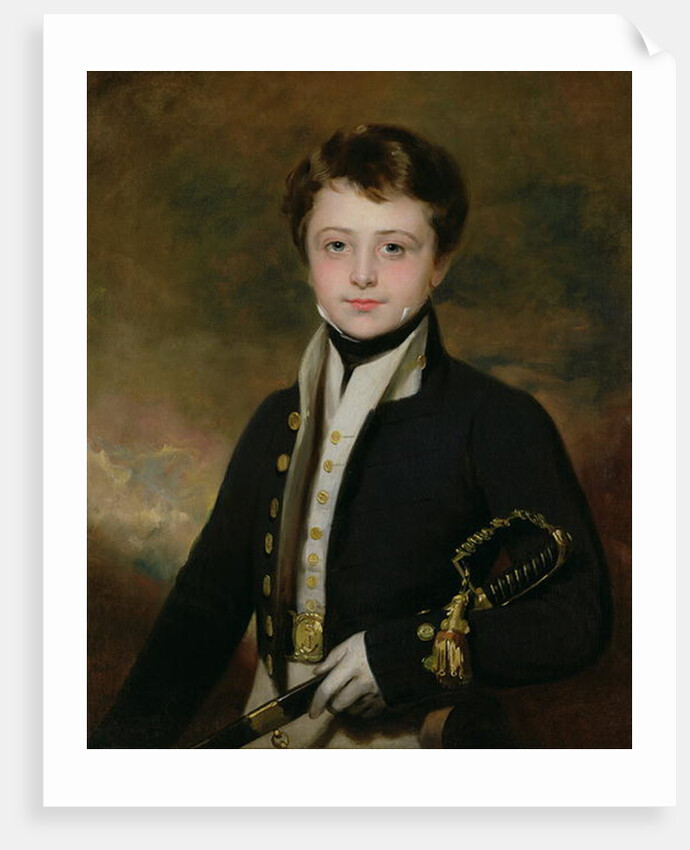 Portrait of a Midshipman by Martin Archer Shee