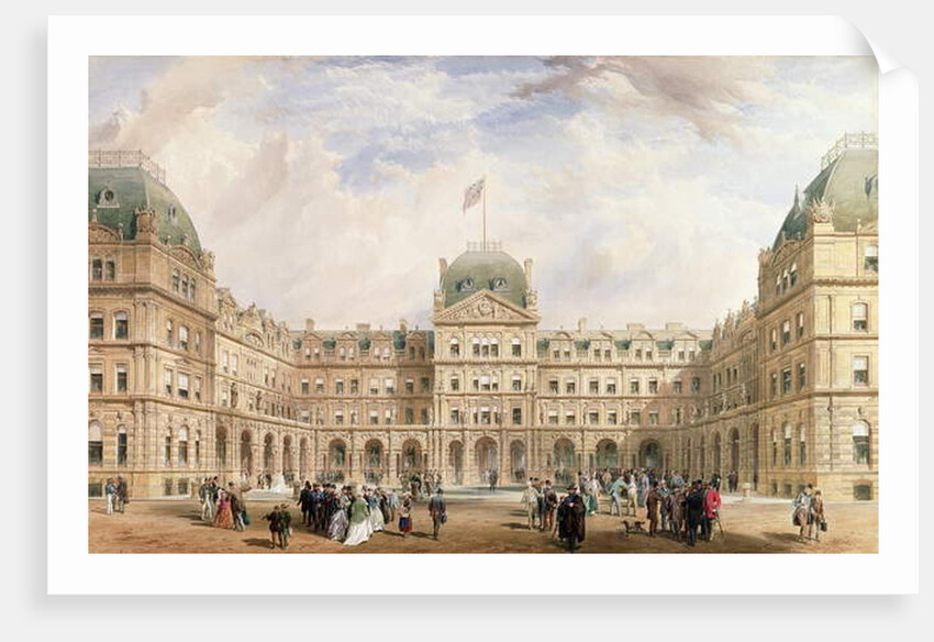 View of the Quadrangle of the New Liverpool Exchange by Thomas Wyatt Wyatt