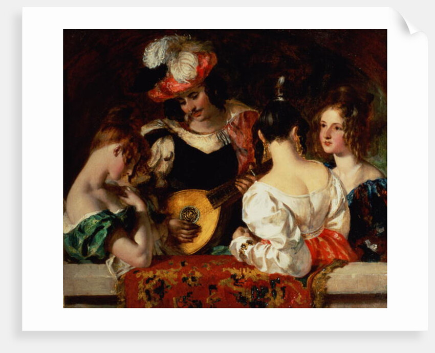 The Lute Player by William Etty