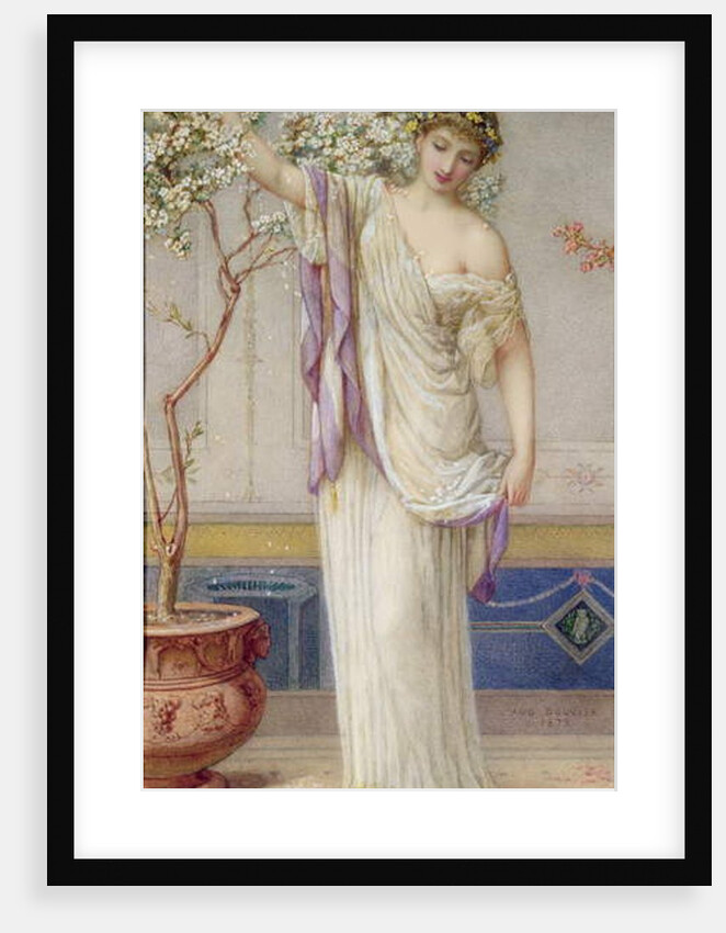 Flora, 1873 by Augustus Jules Bouvier