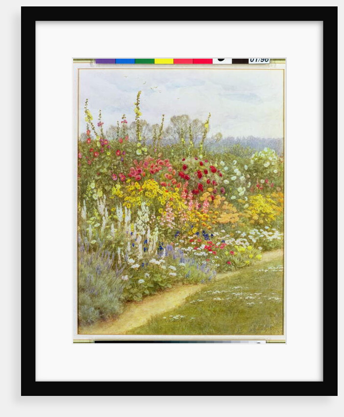 A Herbaceous Border by Helen Allingham