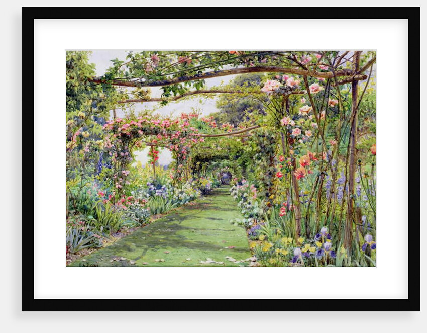 The Rose Pergola, Blackhurst House, Tunbridge Wells, Kent by Ernest Arthur Rowe