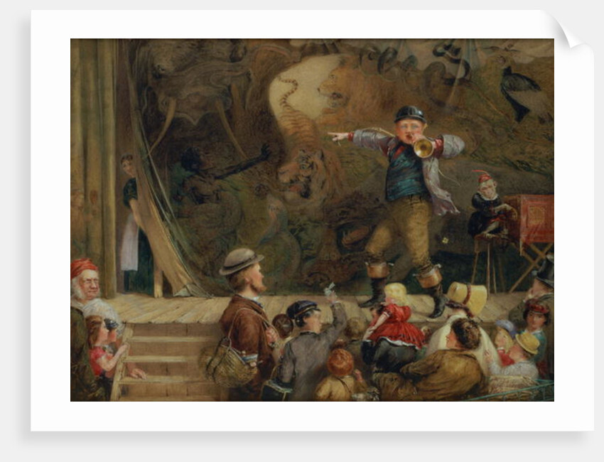 The Travelling Menagerie, 1872 by Frederick Piercy