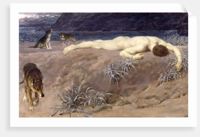 Dead Hector, 1892 by Briton Riviere