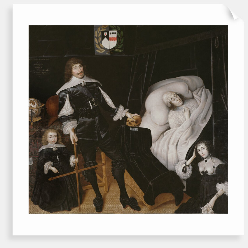 Sir Thomas Aston at the Deathbed of his Wife, 1635 by John Souch
