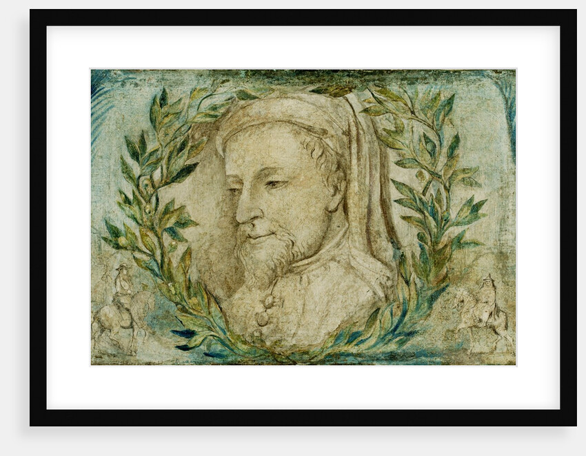 Geoffrey Chaucer, c.1800 by William Blake