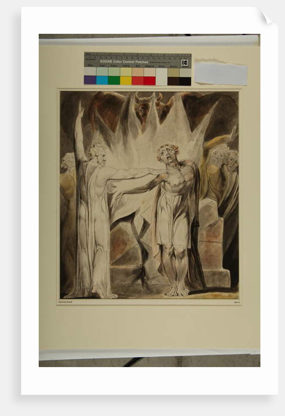 Jeroboam and The Man of God, c.1804 by William Blake