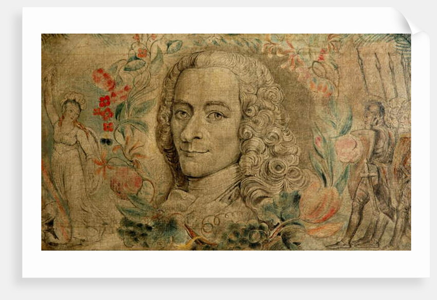 Francois Marie Arouet de Voltaire, c.1800 by William Blake