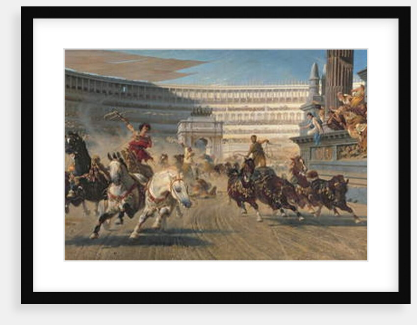 Le Chariot Race, c.1882 by Alexander von Wagner