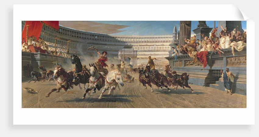 Le Chariot Race, c.1882 by Alexander von Wagner