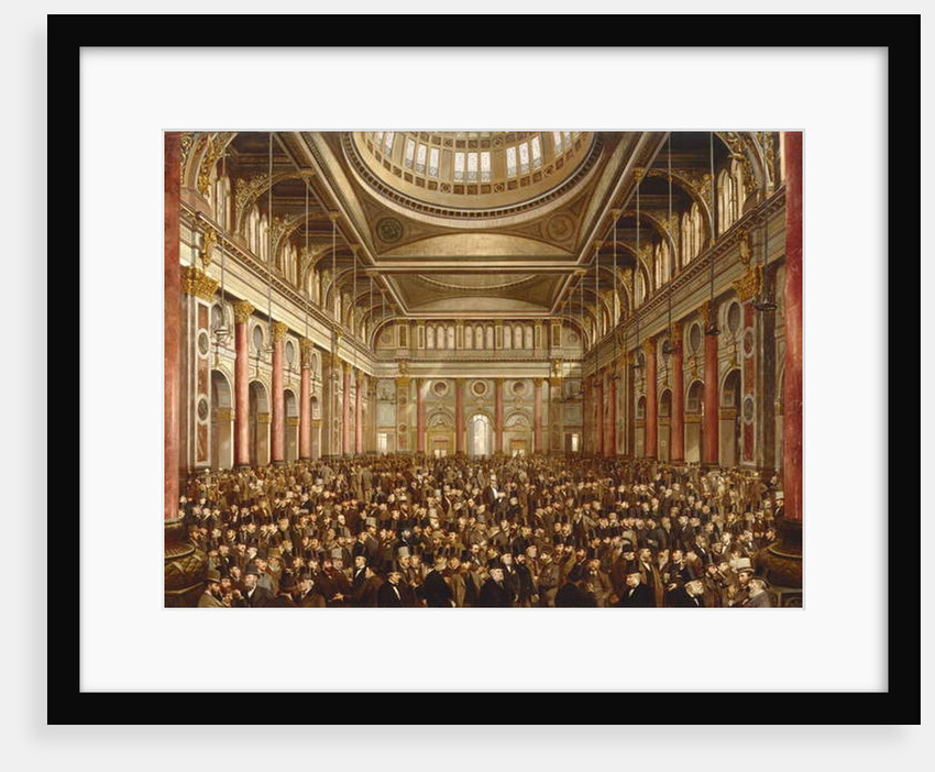 Interior of the Manchester Exchange, 1877 by Frederick and Saunders H.L. Sargent