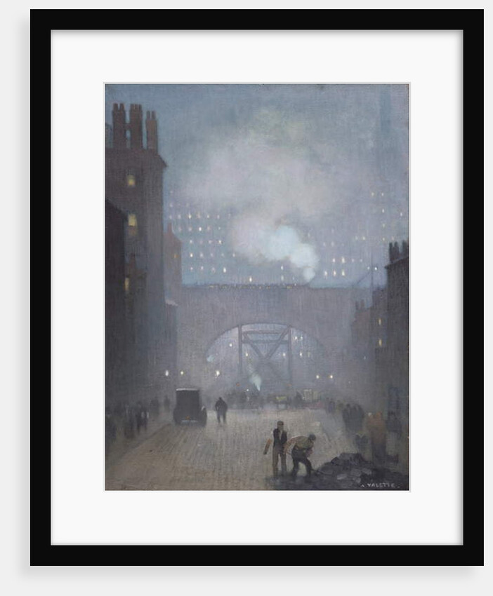 York Street leading to Charles Street, Manchester, 1913 by Adolphe Valette