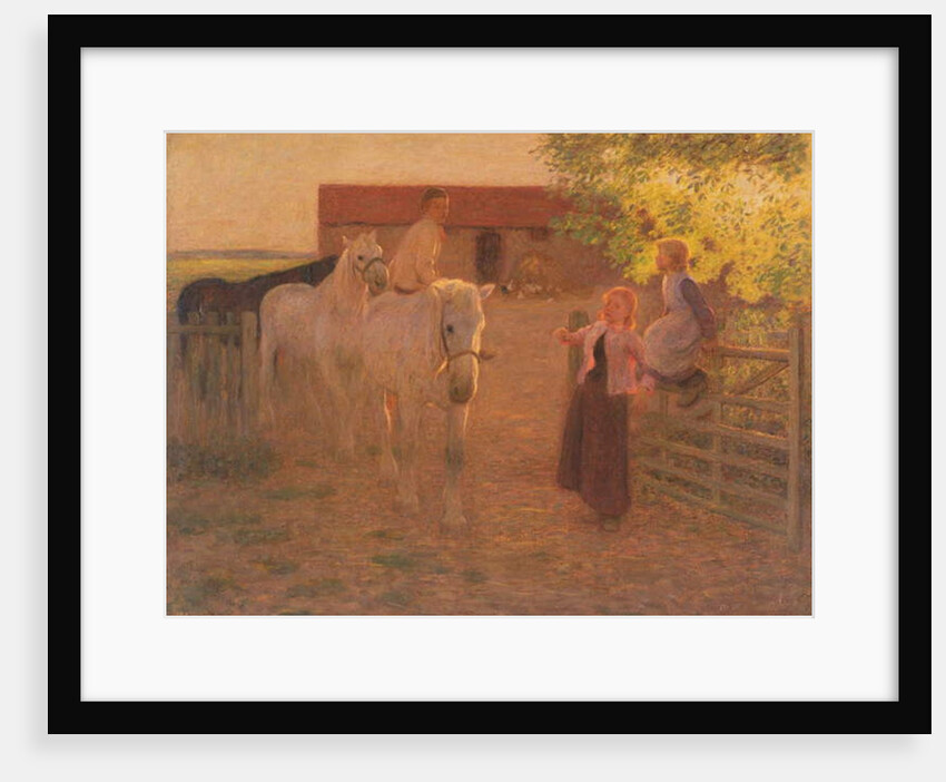 The Old Gate, c.1896 by William Edward Stott