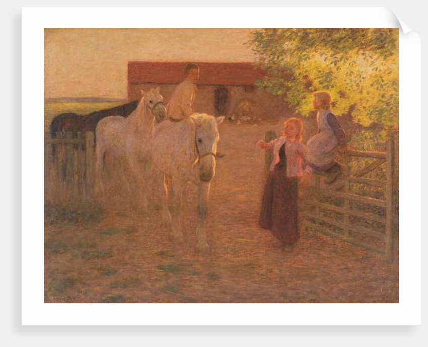 The Old Gate, c.1896 by William Edward Stott
