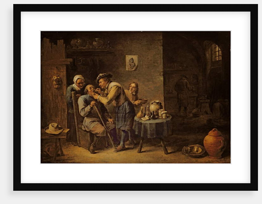 The Dentist, 1652 by David the Younger Teniers