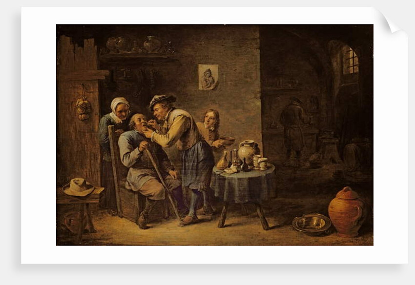 The Dentist, 1652 by David the Younger Teniers