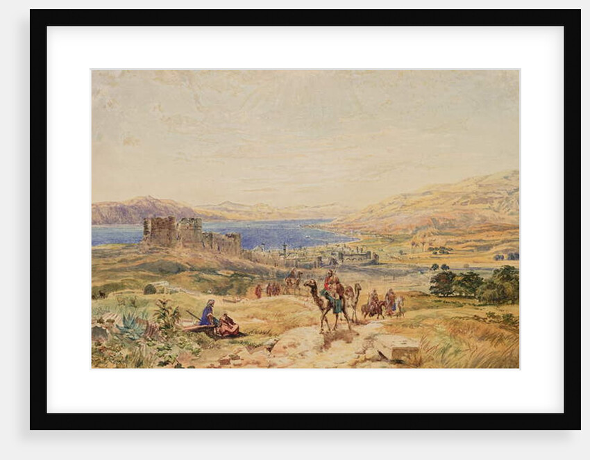 Tiberias on the Sea of Galilee, c.1850 by Samuel Bough