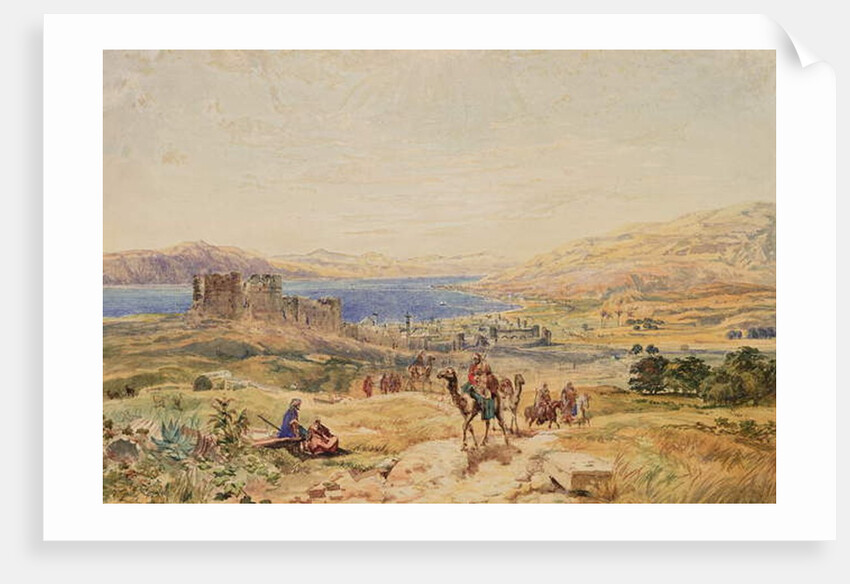 Tiberias on the Sea of Galilee, c.1850 by Samuel Bough