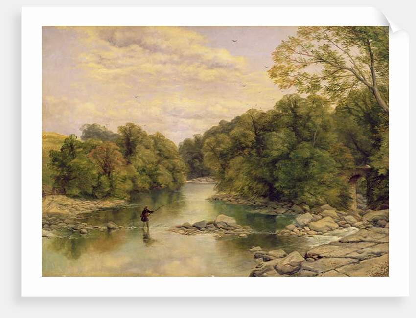 The River Tees at Rokeby, Yorkshire, c.1860 by Thomas Creswick