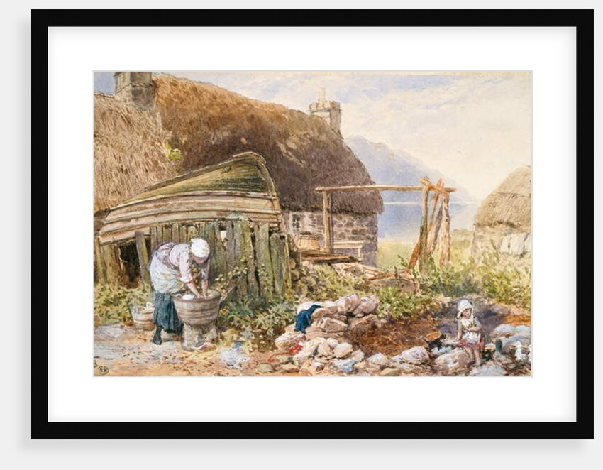 Washing Day at Balmarcara, c.1860 by Myles Birket Foster