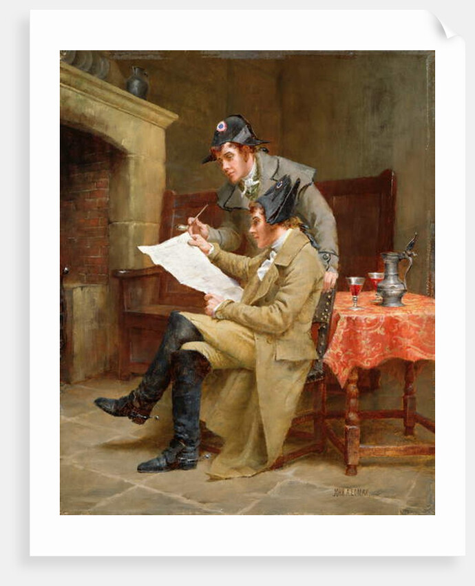 News of the Army, c.1900 by John Arthur Lomax