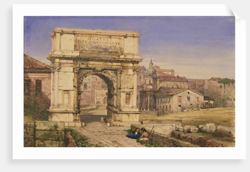 The Arch of Titus, Rome by William Wyld