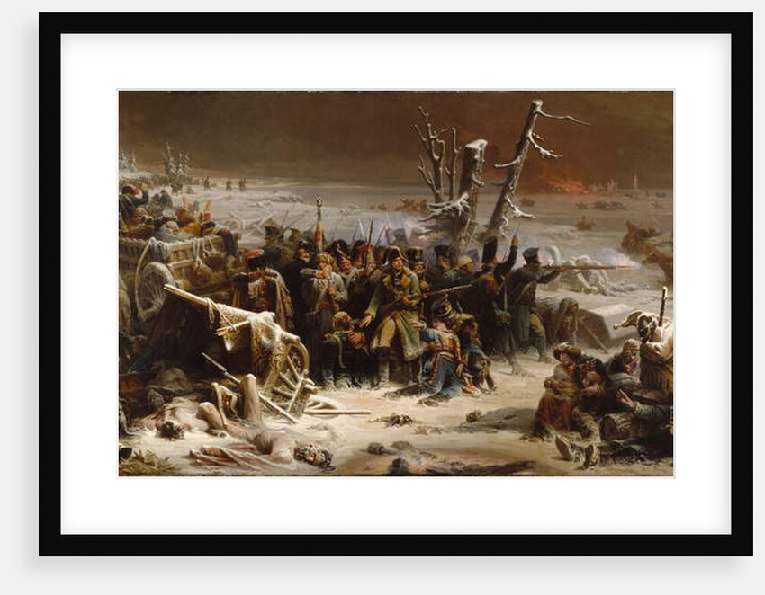 Marshal Ney Supporting the Rear Guard During the Retreat from Moscow, 1856 by Adolphe Yvon