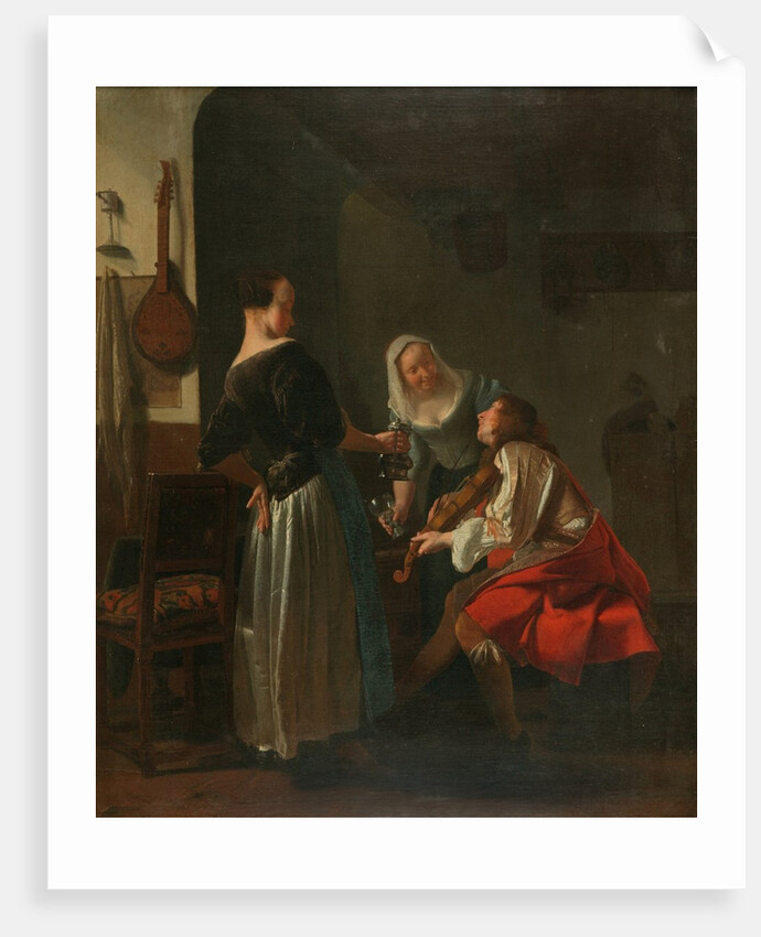 Merry Company, c.1665 by Jacob Ochtervelt