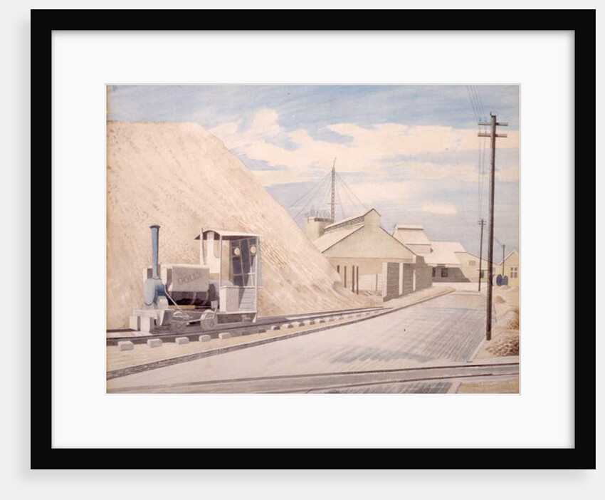 Cement Works, 1934 by Eric Ravilious