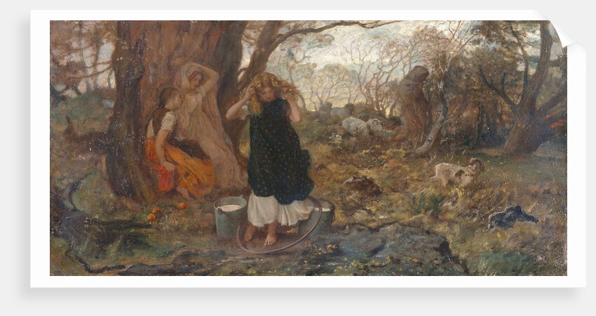 Only a Shower, 1869 by George Heming Mason