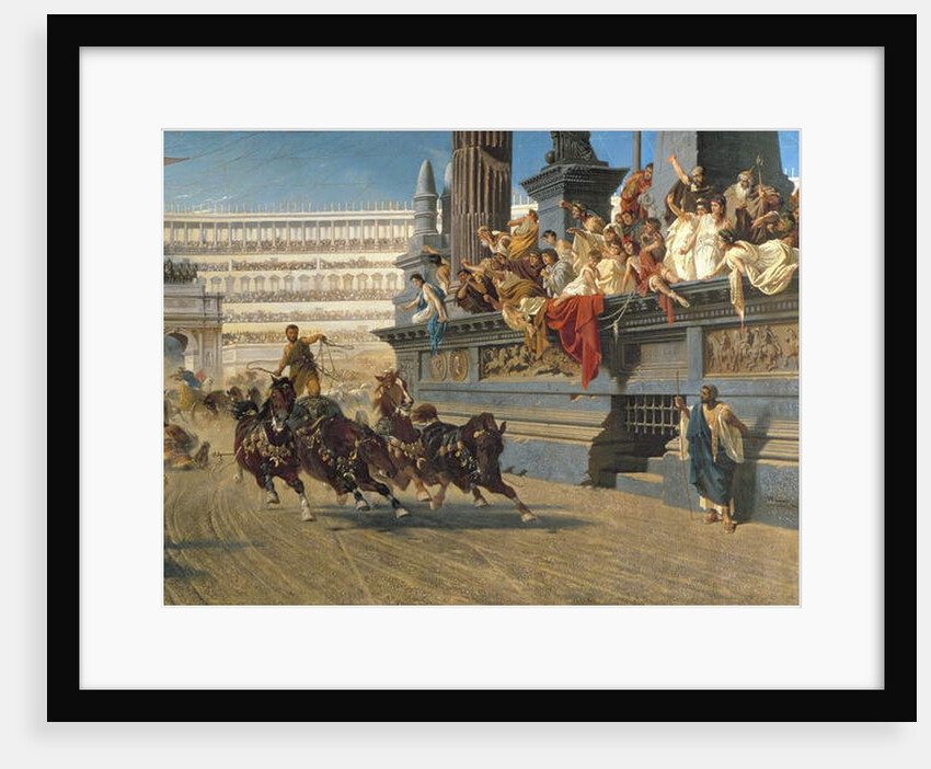 The Chariot Race, c.1882 by Alexander von Wagner