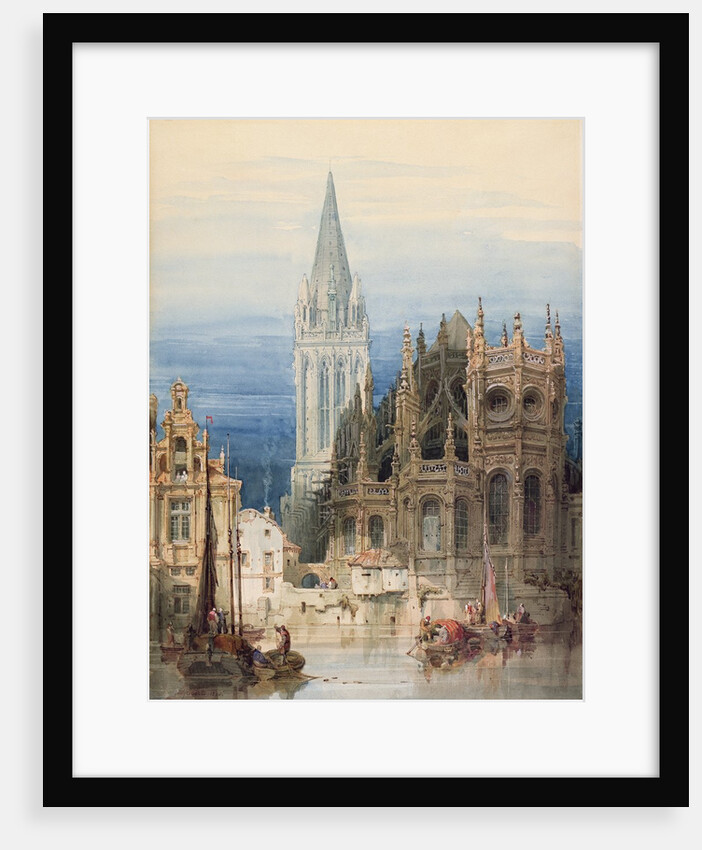 St. Pierre, Caen, 1830 by David Roberts