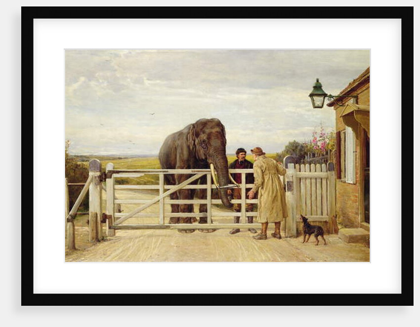 The Disputed Toll, 1875 by Heywood Hardy