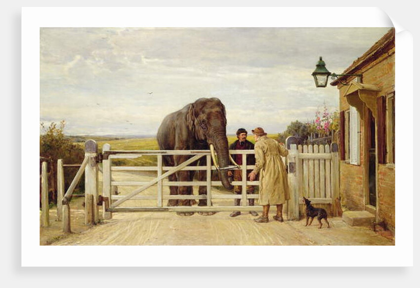 The Disputed Toll, 1875 by Heywood Hardy