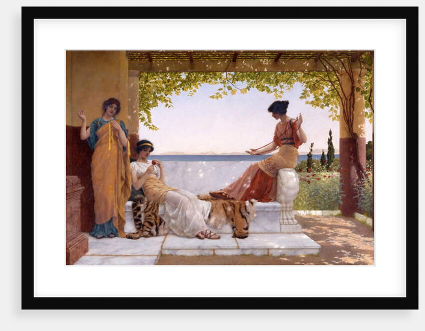 On the Balcony, 1898 by John William Godward