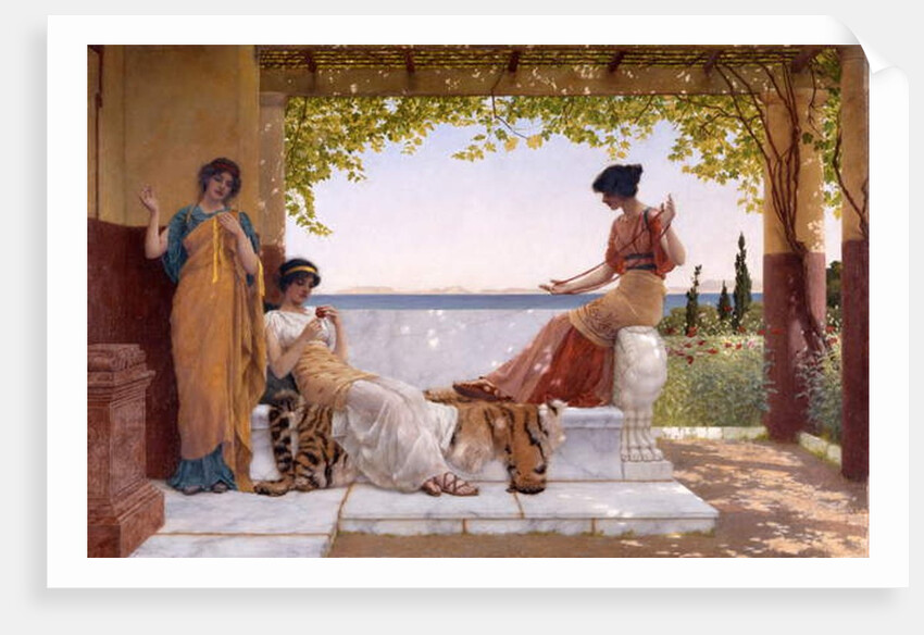 On the Balcony, 1898 by John William Godward