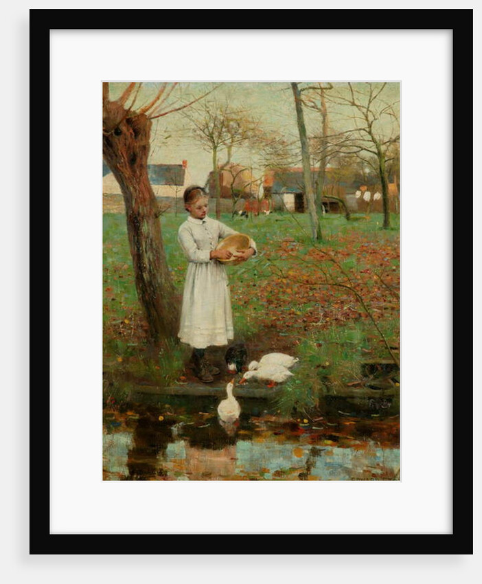 Feeding the Ducks, 1885 by William Edward Stott