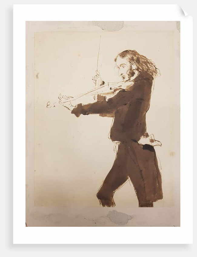 Niccolò Paganini Playing The Violin, 1840 by Edwin Landseer