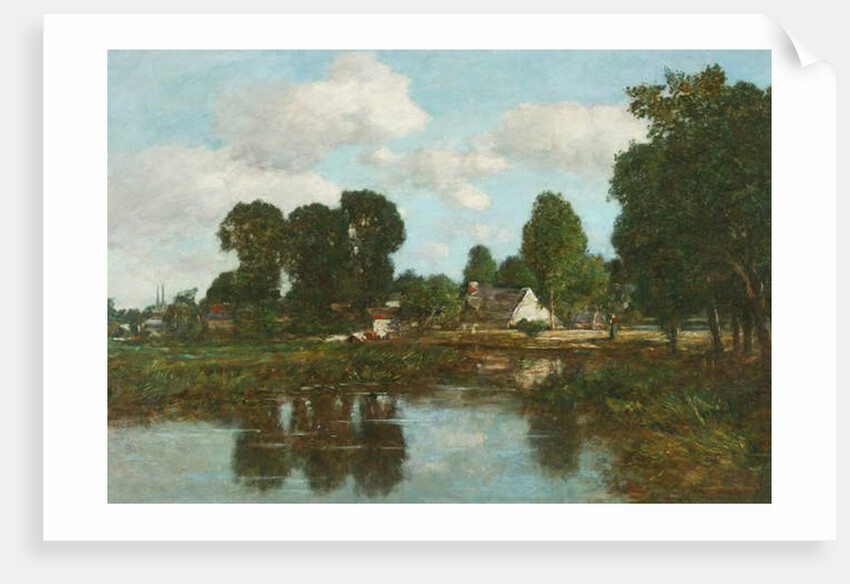 Pres de Quimper by Eugene Louis Boudin