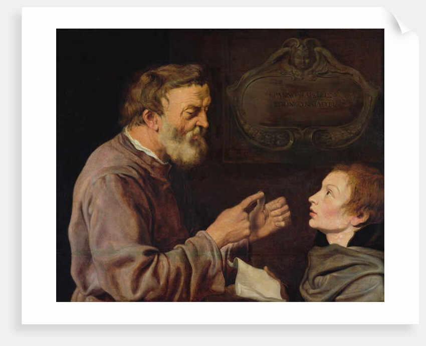 Master and Pupil, 1620 by Jacques II de Gheyn