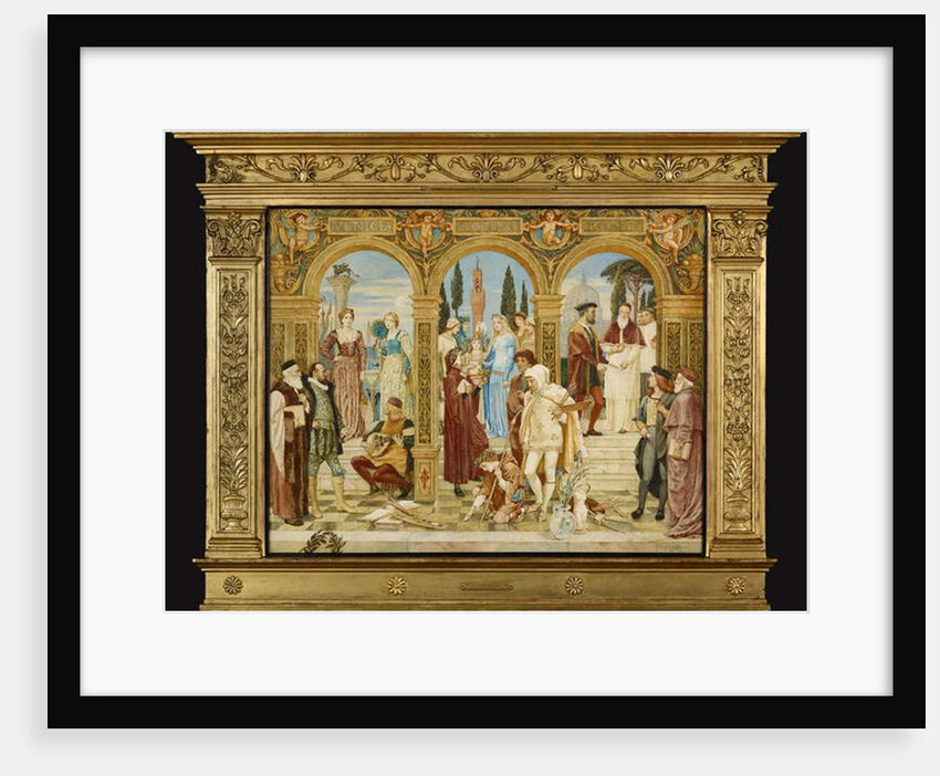 The Apotheosis of Italian Art, 1885-86 by Walter Crane